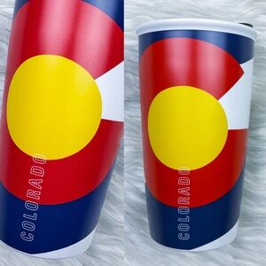 Starbucks Colorado State Flag 2016 Ceramic Travel Mug Cup Tall Small Coffee Tea